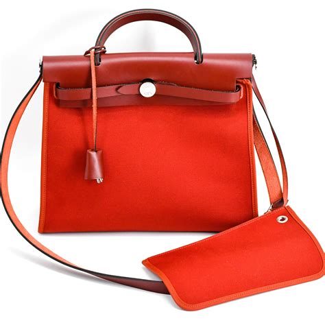 Sac Hermès Herbag 31 Rouge H