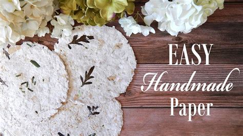 I Made Handmade Paper Without A Blender How To Make Handmade Paper For