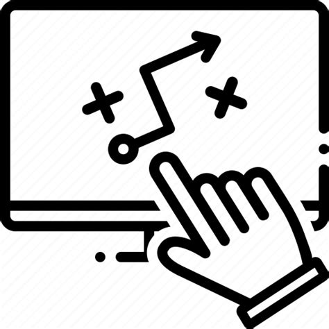 Hand Planning Strategic Strategic Planning Strategies Icon