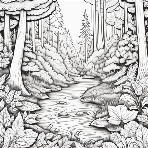 Dibujo Para Colorear Bosque Image To U