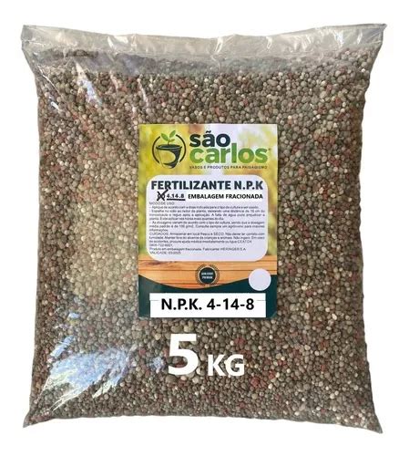 Adubo Fertilizante Npk Granulado Kg P Plantas Mercadolivre