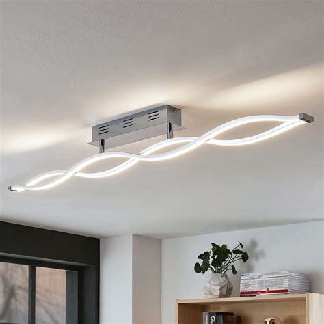 Plafonnier Led Roan En Forme De Vague Luminaire Fr