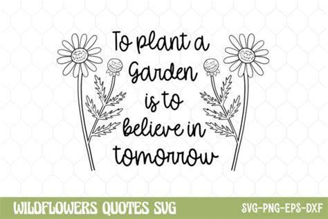 Wildflowers Svg To Plant A Graden Is To Graphic By Craftart Creative