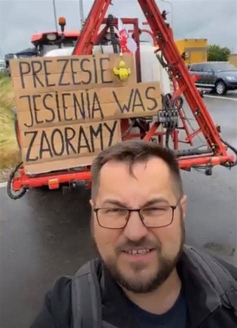 Irek Dzieszko on Twitter Dzisiaj protest rolników na przejściu