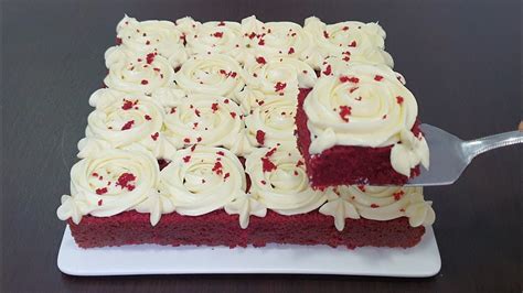 Cara Hias Kek Red Velvet Kek Red Velvet Recipe Letsmasak Minimal Cara