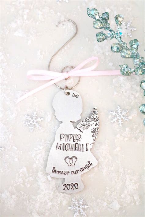 Angel Baby Ornament Personalized Baby Girl Angel Ornament Etsy 日本