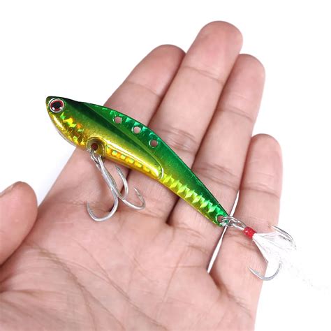 1Pcs Metal Laser VIB Fishing Lure 20g 30g 40g Fly Fishing Crankbait