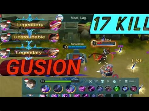 Game Play Gusion Mobile Legend Indonesia God Among Men Youtube