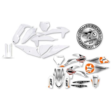 Kit De Plasticos Adhesivos Ufo Thunder Ktm Exc 150 2019 2022 Color