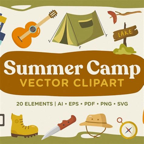 Summer Camp Clipart Collection