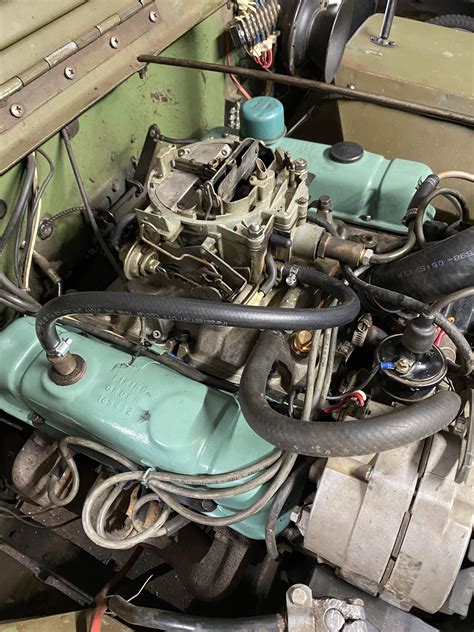 Headers And A Four Barrel Carburetor On A Jeep 225 V 6 Vintage Jeep® Vehicles 1941 71 4wd