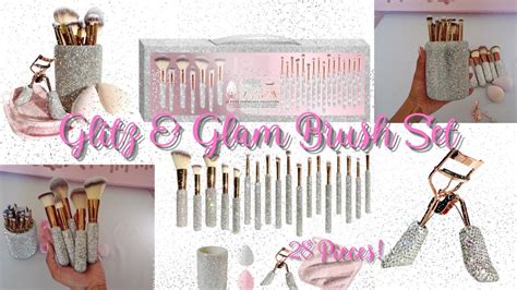 Tik Tok Viral Glitz Glam Makeup Brush Set Pieces Youtube