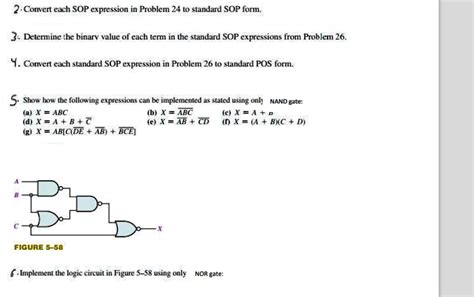 SOLVED Convert Each SOP Expression In Problem 24 To Standard SOP Form