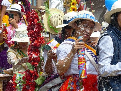 Carnival Parade In Cuenca Ecuador Editorial Photography Image Of