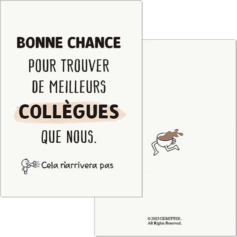 Gebetter Cadeau Coll Gue Carte V Ux Avec Enveloppe Bonne Chance Pour