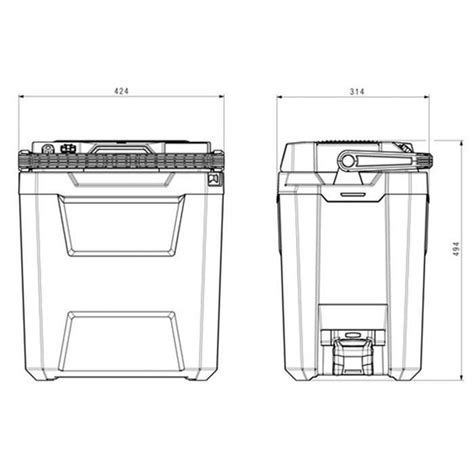 Metabo KB 18 BL Akku Køleboks Uden Batteri 24 Liter 18V 985 DKK