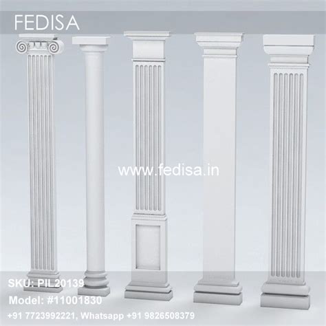 Round Pillar Colour Design New House Pillar Design Cement Design On