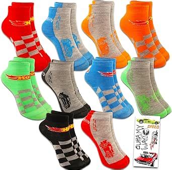Amazon Game Party Hot Wheels Calcetines Para Ni Os Paquete De Hot Wheels Con Pares De