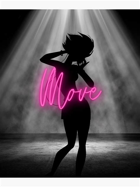 Move With Silhouette Sticker For Sale By ValAndVanya Redbubble