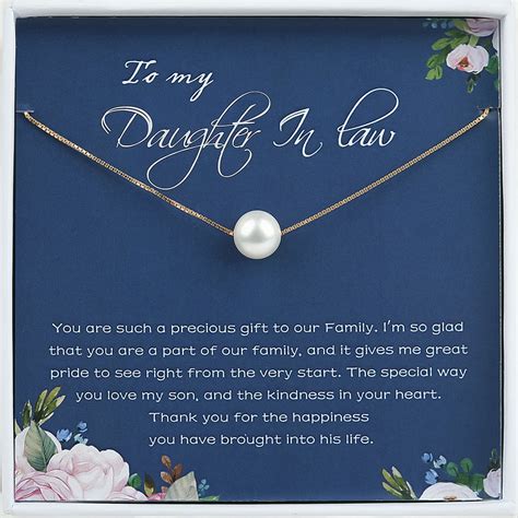 Anavia Anavia Birthday Ts For Daughter In Law 925 Sterling Silver Pearl Necklace Thank You