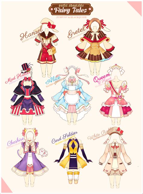 [closed] Fairy Tales Outfit Adoptable 10 By Black