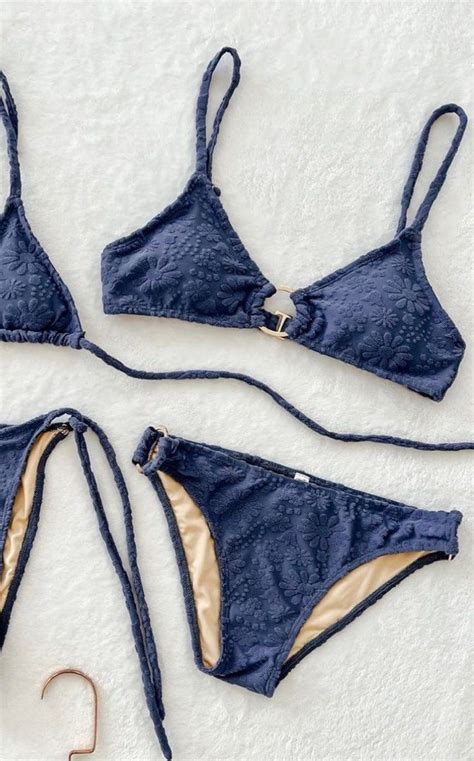 Eighth Mermaid Chloe Set Bikini Swimsuit In Blue On Carousell