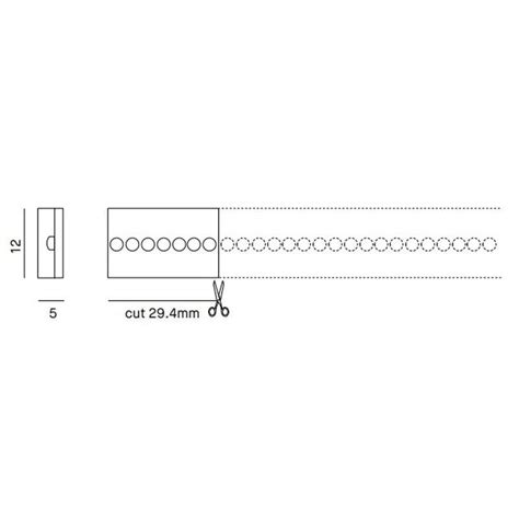 Striscia Strip LED Nobile 55W 24V 3000K Bobina Da 5 Metri IP67 70102 90 C