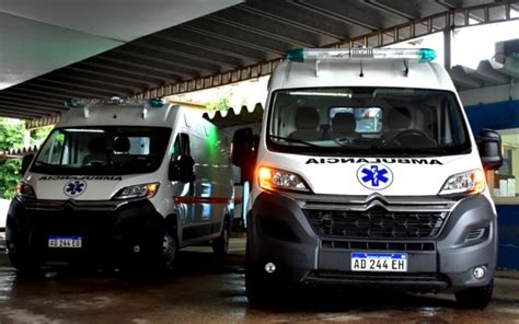 Chaco Peppo Present Nuevas Ambulancias De Alta Complejidad Que Se