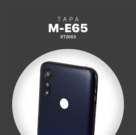 TAPA M E6S XT2053 AZUL Oncell Telefonia