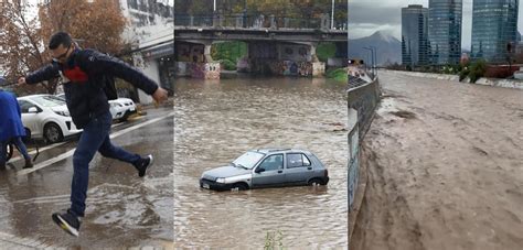 Con El Río Mapocho Desbordado Las Impactantes Imágenes Tras Las Lluvias