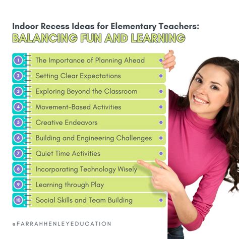 Indoor Recess Ideas for Elementary Teachers: Balancing Fun and Learning