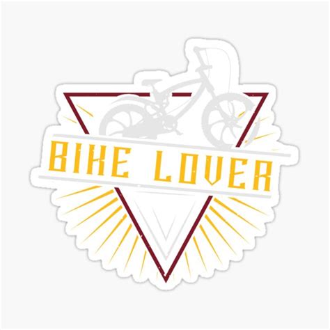 Bike Lover Sticker For Sale By Shotspace Redbubble