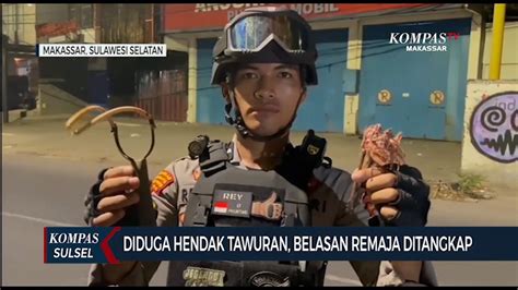 Diduga Hendak Tawuran Belasan Remaja Ditangkap Video Dailymotion