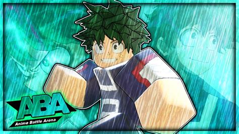 How To Get Good With Deku In Aba Roblox Anime Battle Arena Youtube