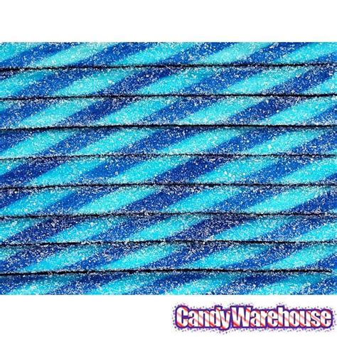 Tangy Zangy Twist Sticks Candy Packs Sour Blue Raspberry 12 Piece Box Candy Warehouse