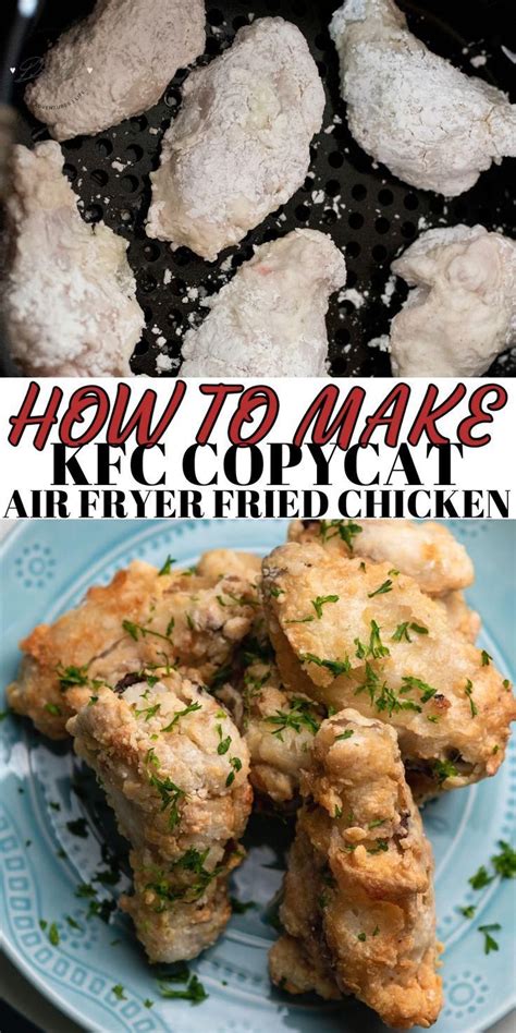 Air Fryer Fried Chicken KFC Copycat [Video] | Recipe [Video] | Fried ...