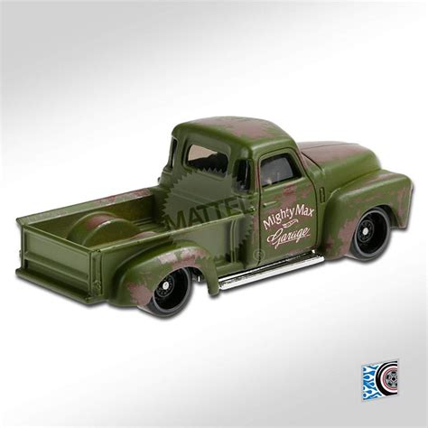 Hot Wheels 52 Chevy Pickup Matt Oliv Scale64