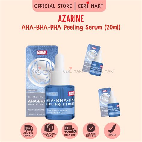 Jual Azarine X Marvel Aha Bha Pha Peeling Serum Ml Mengangkat Sel