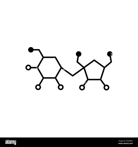 Sugar Structural Formula Sucrose Saccharose Skeletal Chemical Sweets