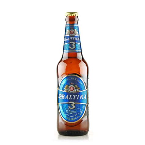 Baltika N Classic Russian Blonde Beer Baltika