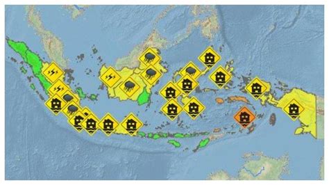 Peringatan Dini Bmkg Minggu 23 Mei 2021 Potensi Cuaca Ekstrem Hujan