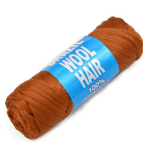 Knitting Brazil Wool Yarn Naf Brazilian Wool Hair Faux Locks Braid