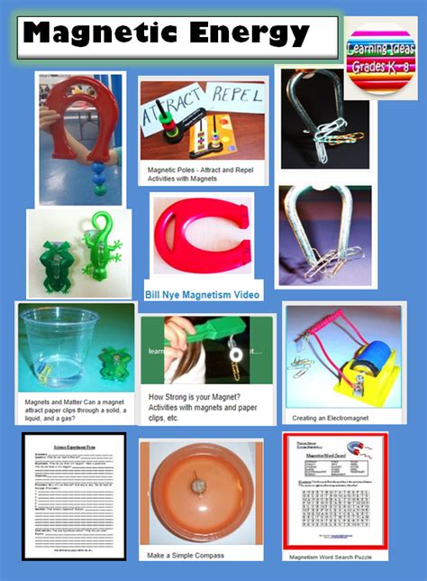 Learning Ideas - Grades K-8: Magnetic Energy Fun for Kids | Fun science, Matter science ...