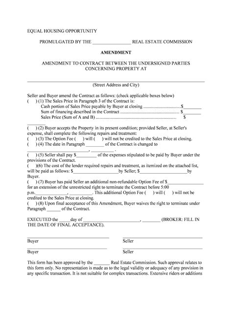 Trec No 39 8 Amendment Texas Gov Form Fill Out And Sign Printable Pdf Template Airslate Signnow