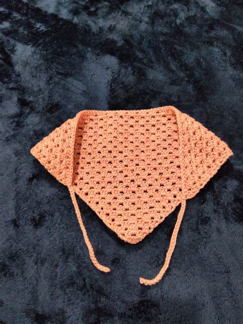 How To Crochet An Easy Head Scarf Scarf Crochet Pattern Crochet
