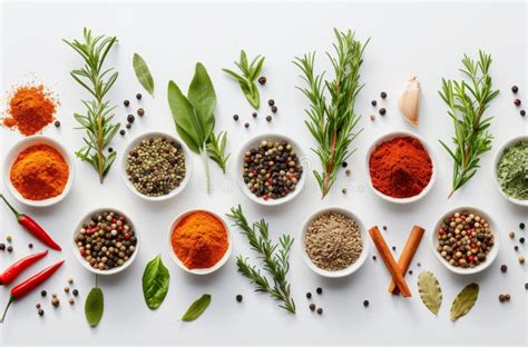 Food And Drink Healthy Lifestyle Concept Italian Herbs And Spices