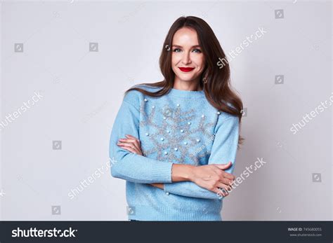 Beautiful Sexy Brunette Long Hair Woman Stock Photo 745680055 Shutterstock