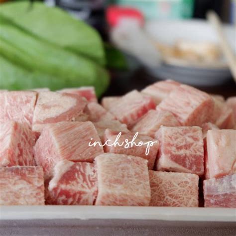 Jual Wagyu Saikoro Beef Halal Daging Sapi Wagyu Cube Kotak Frozen Meat