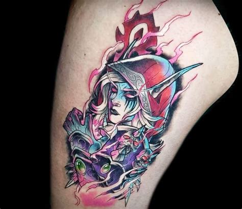 Photo Sylvanas Windrunner Tattoo By Minh Luurangon Photo 30511 Tattoos Aries Tattoo