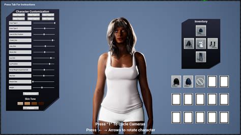 Character Customization 01 Casual In Characters Ue Marketplace